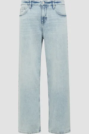 QS by s.Oliver Džíny / Loose Fit / Mid Rise / Wide Leg / směs bavlny s lyocellem