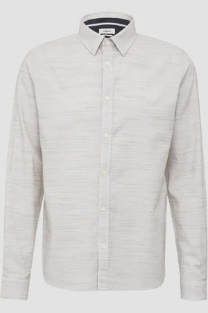 QS by s.Oliver Slim Fit: strukturovaná košile s límcem kent