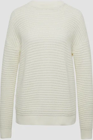 QS by s.Oliver Unisex pulovr s ažurovým vzorem