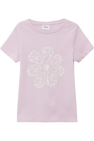 QS by s.Oliver T-Shirt mit Glitzerprint
