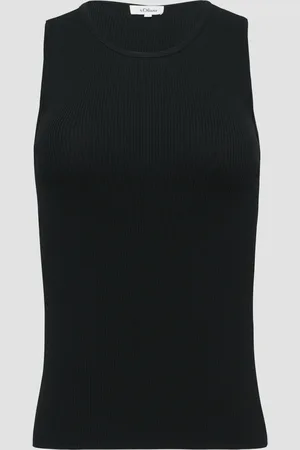 QS by s.Oliver Top z jemné pleteniny, střih Slim Fit
