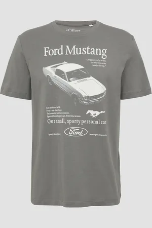 QS by s.Oliver Baumwoll-T-Shirt mit Ford®-Print