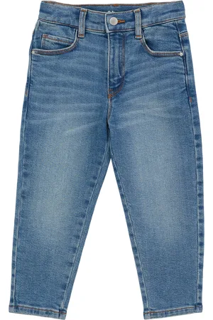 QS by s.Oliver Džíny Mom / Relaxed Fit / High Rise / Tapered Leg / s nastavitelnou šířkou, Unisex
