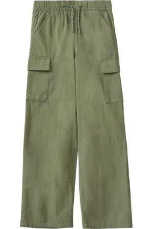 QS by s.Oliver Kalhoty Baggy se vzhledem lnu a se střihem Relaxed Fit