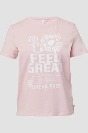 QS by s.Oliver Baumwollshirt mit Frontprint