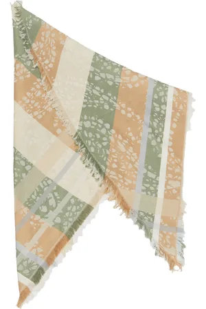 QS by s.Oliver Jacquard-Schal mit abstraktem Paisleymuster