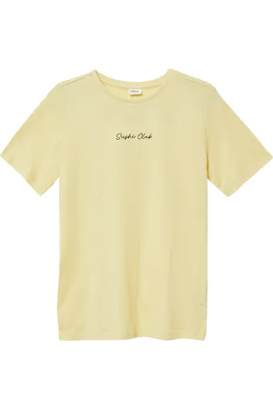 QS by s.Oliver T-Shirt mit Stickerei und Rücken-Print