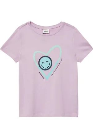 QS by s.Oliver Tričko s volným střihem Loose Fit a natištěným motivem Smiley®