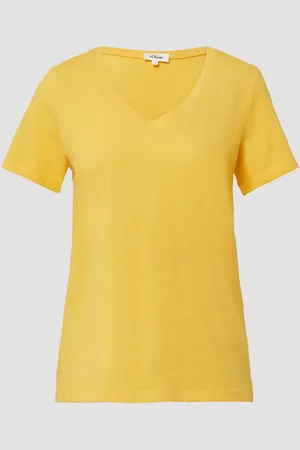QS by s.Oliver T-Shirt mit V-Ausschnitt