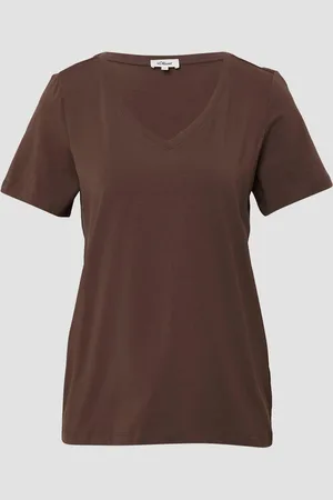 QS by s.Oliver T-Shirt mit V-Ausschnitt