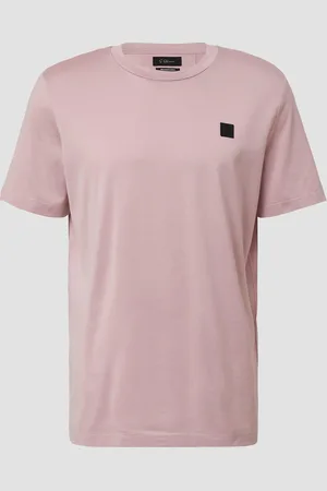 QS by s.Oliver T-Shirt aus merzerisierter Baumwolle mit Label-Patch
