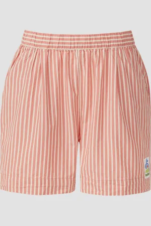 QS by s.Oliver Baumwoll-Streifenshorts mit Elastikbund