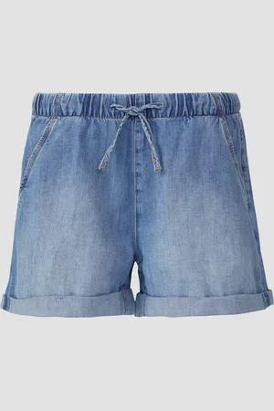 QS by s.Oliver Jeans-Shorts / Comfort Fit / Mid Rise / Elastikbund