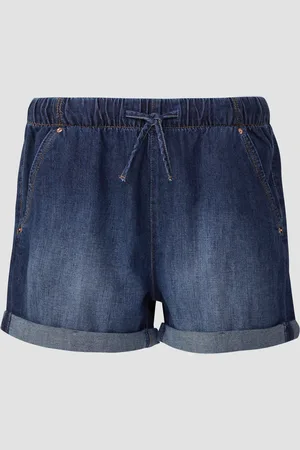 QS by s.Oliver Jeans-Shorts / Comfort Fit / Mid Rise / Elastikbund