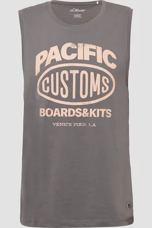 QS by s.Oliver Tanktop aus Baumwollle mit Frontprint