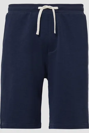 QS by s.Oliver Detroit: Sweat-Bermuda mit Flammgarnstruktur im Relaxed Fit