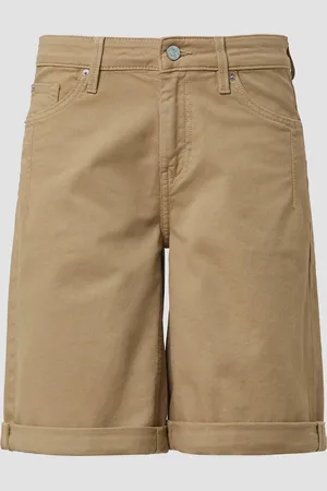 QS by s.Oliver Jeans-Bermuda Karolin / Straight Fit / Mid Rise / Straight Leg