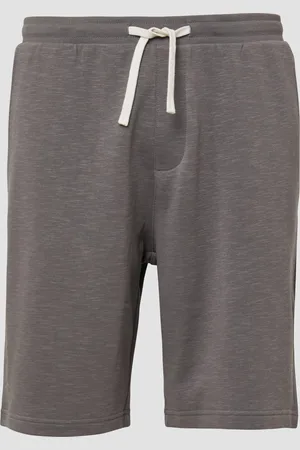 QS by s.Oliver Detroit: Sweat-Bermuda mit Flammgarnstruktur im Relaxed Fit