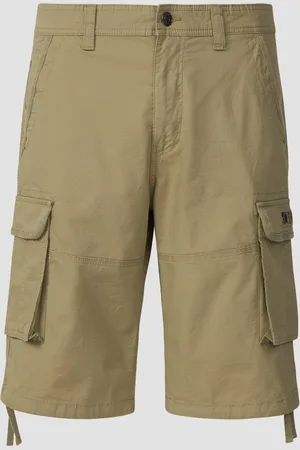 QS by s.Oliver File: Cargo-Bermuda im Relaxed Fit mit Struktur