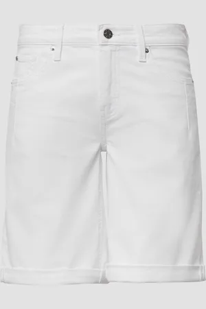 QS by s.Oliver Jeans-Bermuda Karolin / Straight Fit / Mid Rise / Straight Leg