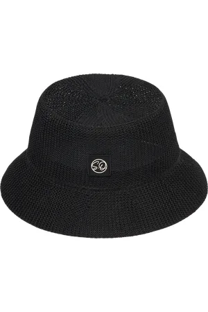 QS by s.Oliver Geflochtener Fischerhut mit Logo-Patch