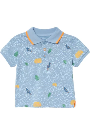 QS by s.Oliver Poloshirt aus Baumwolle mit All-over-Print