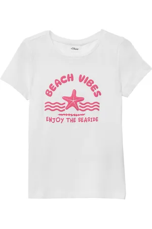 QS by s.Oliver Baumwoll-T-Shirt mit Print