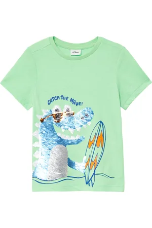 QS by s.Oliver Jersey-T-Shirt mit Wendepailletten