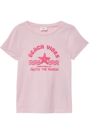 QS by s.Oliver Baumwoll-T-Shirt mit Print