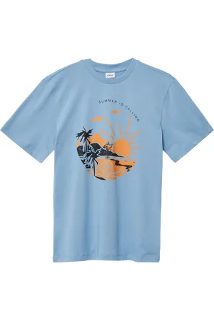 QS by s.Oliver Jersey-T-Shirt mit Frontprint