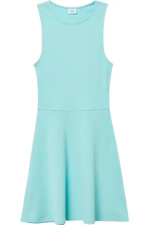 QS by s.Oliver Ausgestelltes Kleid aus Rippware