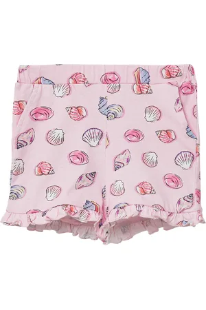QS by s.Oliver Jersey-Shorts mit Rüschen und Elastikbund