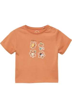 QS by s.Oliver T-Shirt mit Ärmelumschlag und Frontprint