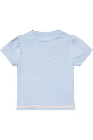 QS by s.Oliver Baumwoll-T-Shirt in A-Shape mit Stickerei