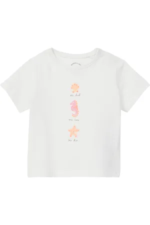 QS by s.Oliver T-Shirt aus Baumwolle mit Glitzerprint