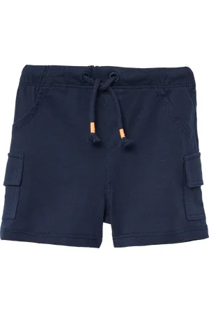 QS by s.Oliver Cargo-Shorts aus Baumwolle mit verstellbarem Elastikbund