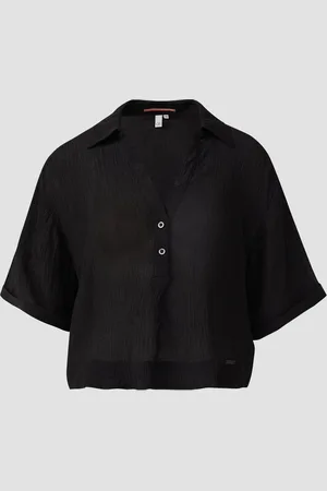QS by s.Oliver Strukturierte Bluse aus Viskosemix