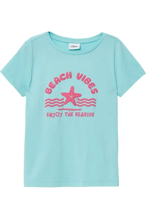 QS by s.Oliver Baumwoll-T-Shirt mit Print