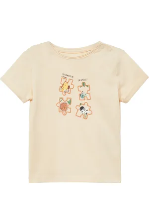 QS by s.Oliver T-Shirt mit Ärmelumschlag und Frontprint
