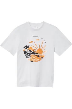 QS by s.Oliver Jersey-T-Shirt mit Frontprint