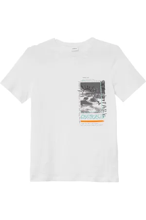 QS by s.Oliver Jersey-T-Shirt mit Frontprint