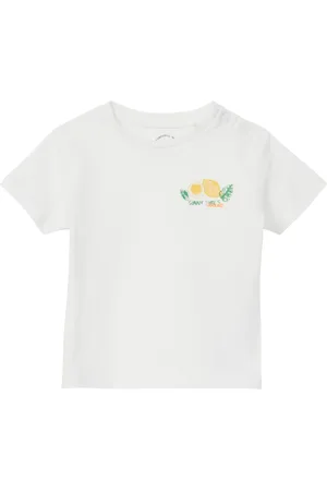QS by s.Oliver T-Shirt aus Baumwolle mit kleinem Früchteprint