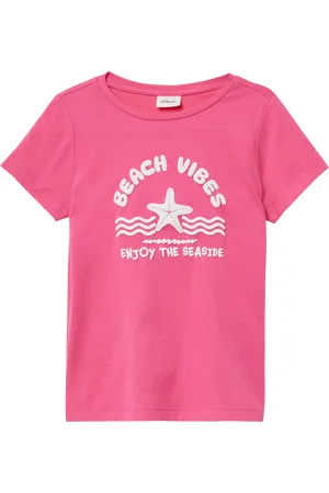 QS by s.Oliver Baumwoll-T-Shirt mit Print