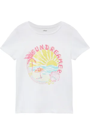 QS by s.Oliver T-Shirt im Loose Fit mit Glitzerprint
