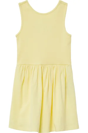 QS by s.Oliver Kurzes Kleid aus Baumwollmix mit Rücken-Detail