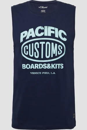 QS by s.Oliver Tanktop aus Baumwollle mit Frontprint