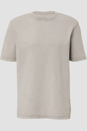 QS by s.Oliver Gewaschenes T-Shirt mit Flammgarnstruktur