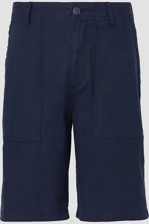 QS by s.Oliver Detroit: Leinenmix-Bermuda im Relaxed Fit