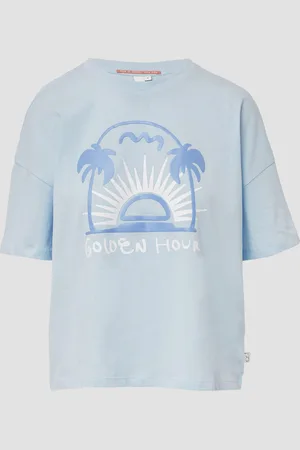QS by s.Oliver Baumwollshirt mit Frontprint