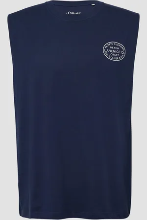 QS by s.Oliver Jersey-Tanktop im Relaxed Fit mit Print